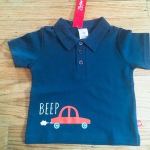 Zutano polo- brand new with tags